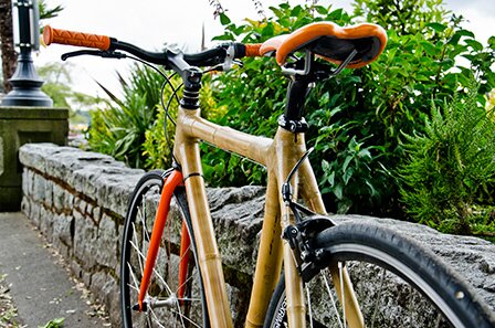 Grass Frames Bamboo City Bicycle - Orange